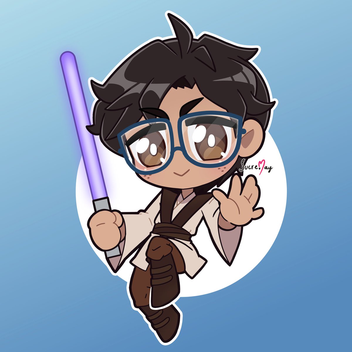 May the 4th be with you Chibi Fullbody for @DieGeo131