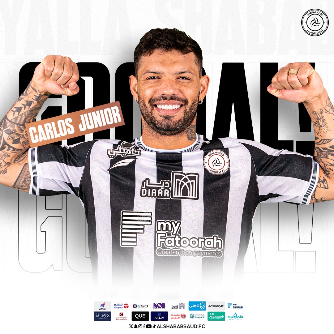𝗚𝗼𝗼𝗼𝗮𝗹!!! 👊🏽⚽️
هدددددف كارلووووس 🔥
