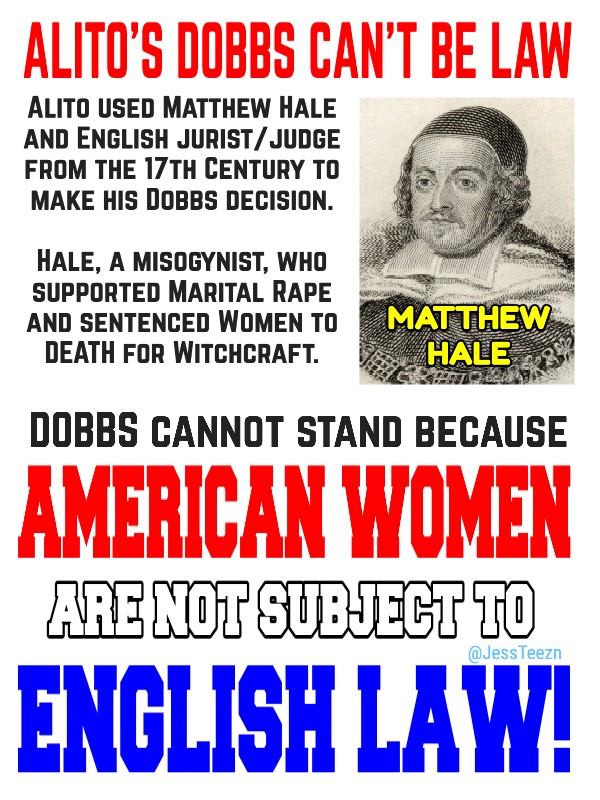 How Women Win... We are not ENGLISH
We are not subject to ENGLISH law!

Call your Senate/Reps.  NO BS excuse can make an English Rule the Law of AMERICA! 
We escaped England & defeated Mad King George!
#RoeYourVote #SCOTUS #BidenHarris4more