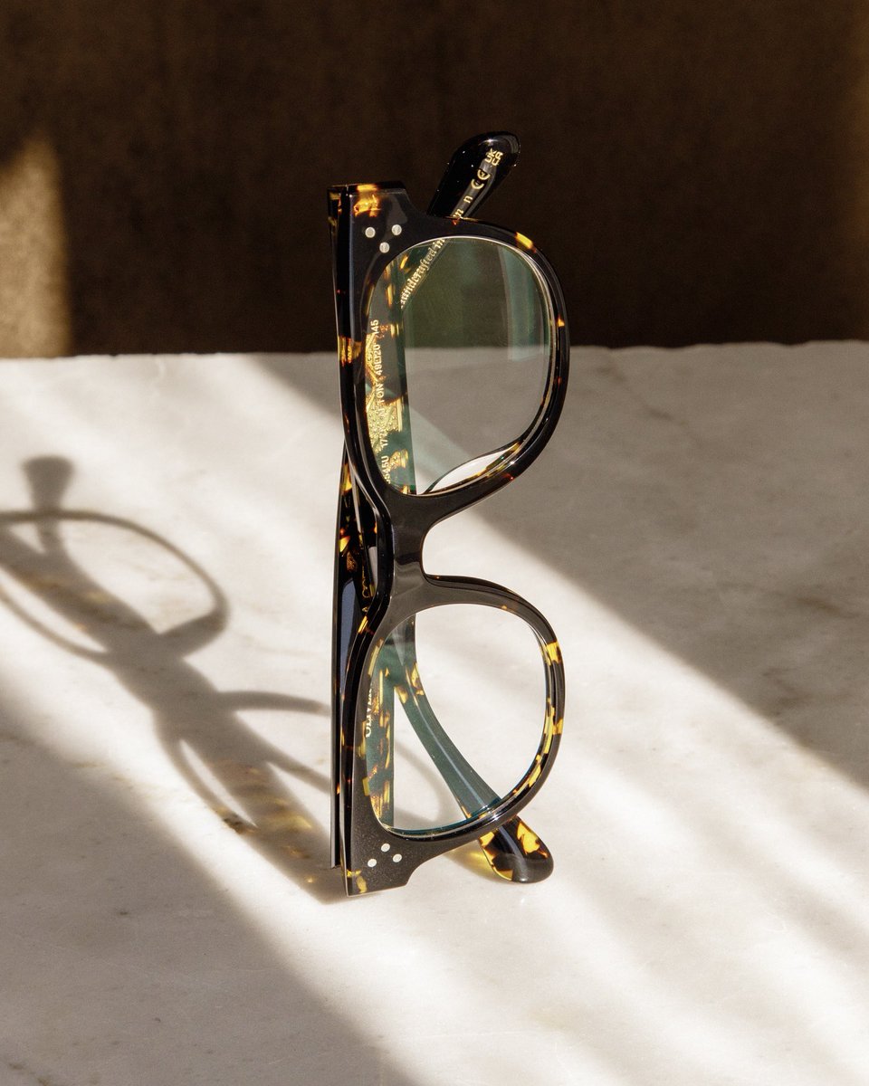 Warmth and depth. AFTON in new Japanese acetate, Atago Tortoise.