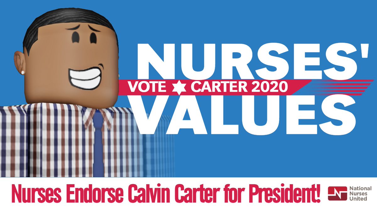 The Carter Campaign has just been endorsed by the National Nurses United Association. 

On behalf of TeamCarter, we are extremely grateful and honored to receive this tremendous support.