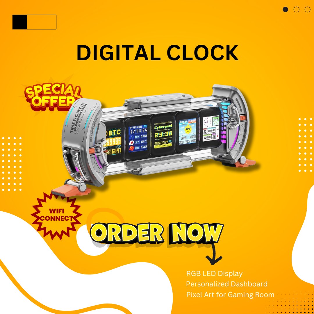 Cyberpunk Gaming Setup Digital Clock with Smart APP Control

#cyberpunkgaming #digitalclock #smartappcontrol #gamingsetup #cyberpunkstyle #techgadgets #gamingaccessories #futuristicdesign #smarttechnology #gaminggear

amzn.to/3Us4kJB