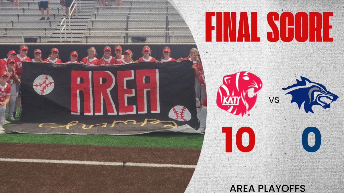 Katy continues their hot streak defeating Chavez 10-0 to advance to the regional quarterfinals!
