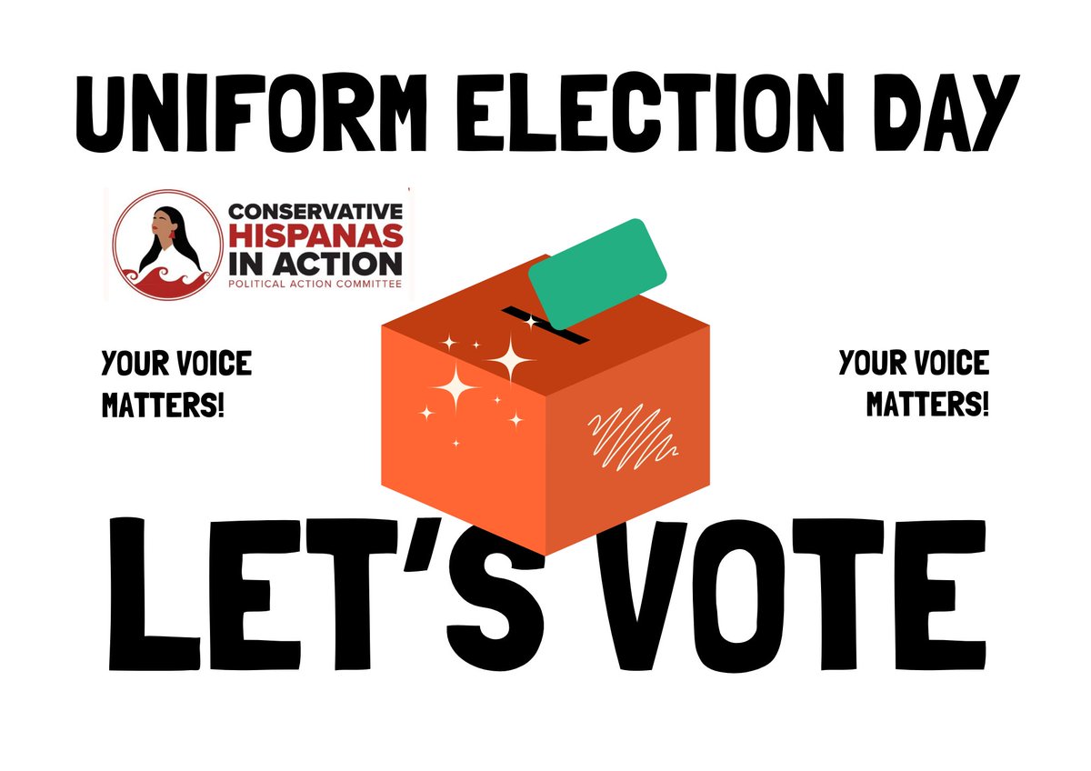 UNIFORM ELECTION DAY IS HERE!!!
SWING BY YOUR POLLING LOCATION TO VOTE TO HELP YOUR COMMUNITY.
#VOTENOW #CASTYOURVOTES