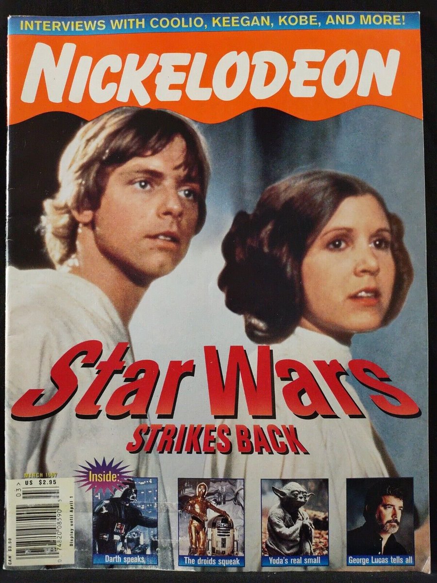 YourChildhoodM's tweet photo. May the 4th be with you!!

Some Star Wars covers of Nickelodeon magazine. https://t.co/1Um6EEfPbE