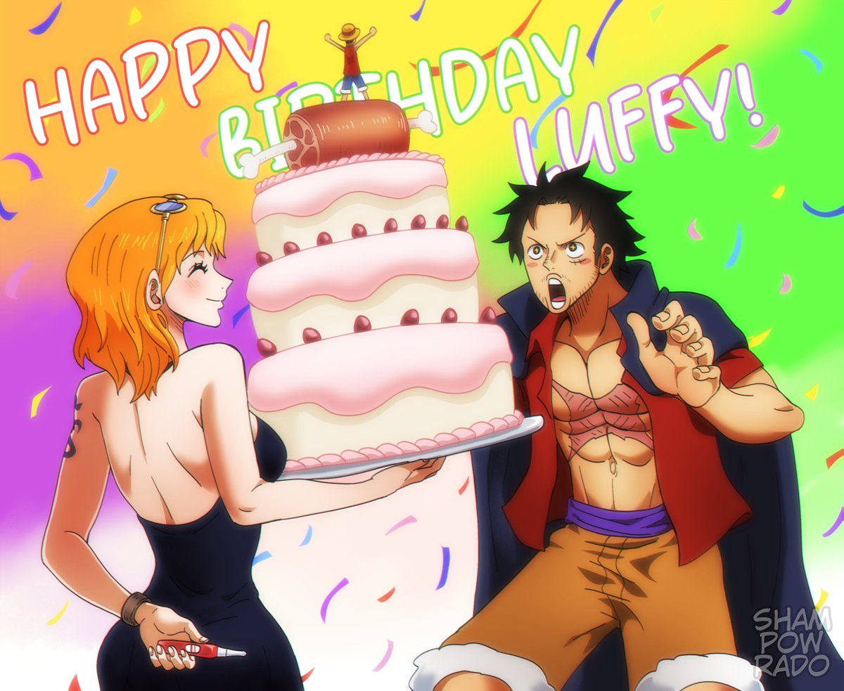 Happy Birthday to our favorite mc, Luffy!
Hope you like all your gifts today!
#ルフィ誕生祭2024
#ONEPIECE
#Luffy 
#ルナミ