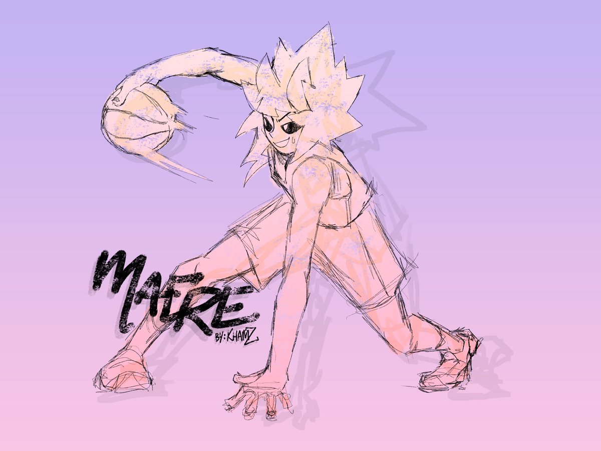 KHAMZ_art's tweet image. ballin #oc