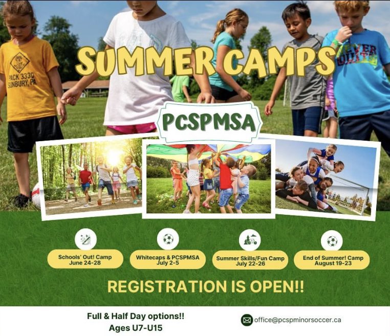 More information can be found here: 
pcspminorsoccer.ca/article/93805