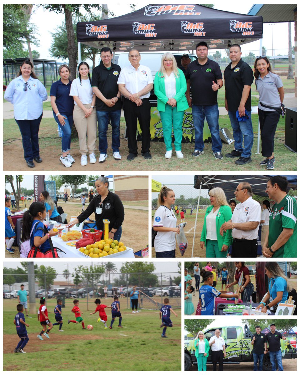 Arrancamos el Cinco de Mayo Soccer Tournament con la presencia del Alcalde de @cityoflaredo, Víctor Treviño, y agencias aliadas de nuestra Ventanilla de Salud. ¡Una verdadera fiesta binacional! ⚽🇲🇽🇺🇸 @SRE_mx
