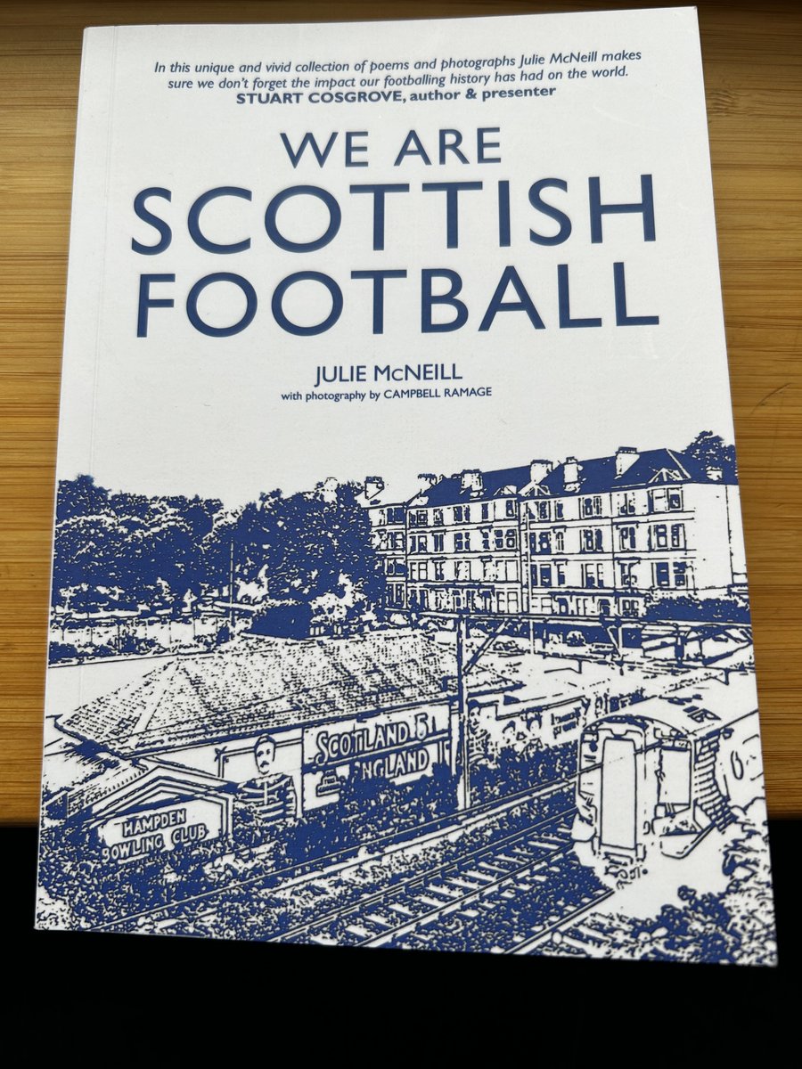 If you're at all interested in the history of how football developed, I commend @JulieMcNeill1's volume of poems inspired by @Hampdeners to you. It's a super tour of icons and memories you should know about. You can get it from @LuathPress.