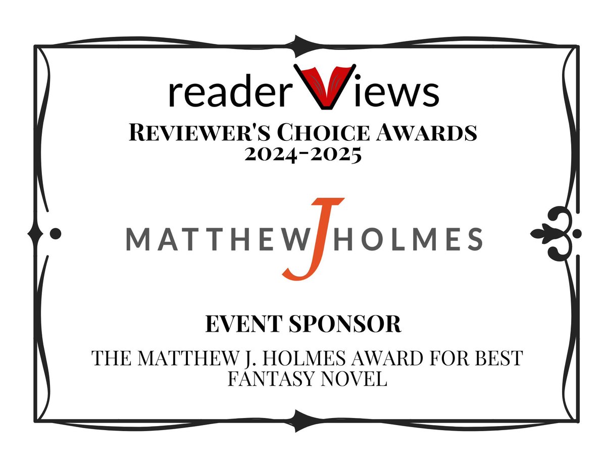 We’re honored to announce Matthew J. Holmes as a return sponsor this year featuring THE MATTHEW J. HOLMES AWARD FOR BEST FANTASY NOVEL: Facebook Ads for Authors Course awarded to the first-place winner in 2024 Fantasy category. Learn more: buff.ly/44s9ABO