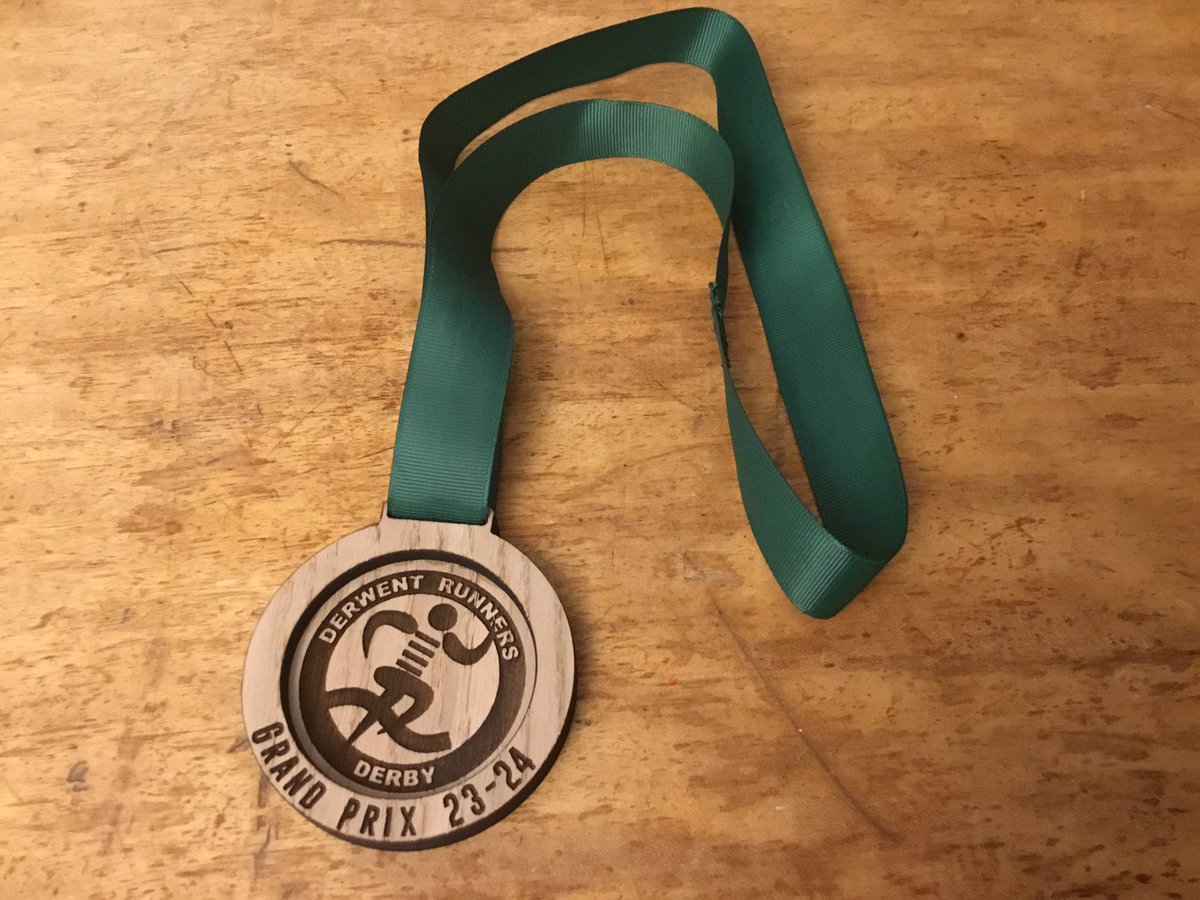 This year I set myself a goal of completing the Derwent Runners Grand Prix season. Got the medal at the AGM last night and came joint 6th female. Pretty happy with that! 🏃‍♀️😀 #NHS1000miles @UKRunChat