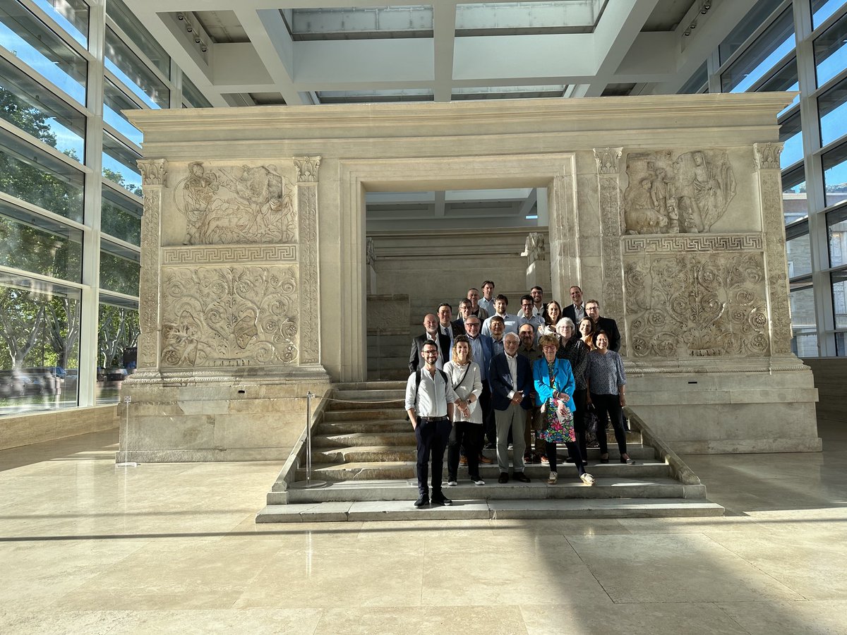 Interesting conference tour to Museo Dell’Ara Pacis in Rome! Learned a lot about Roman history!