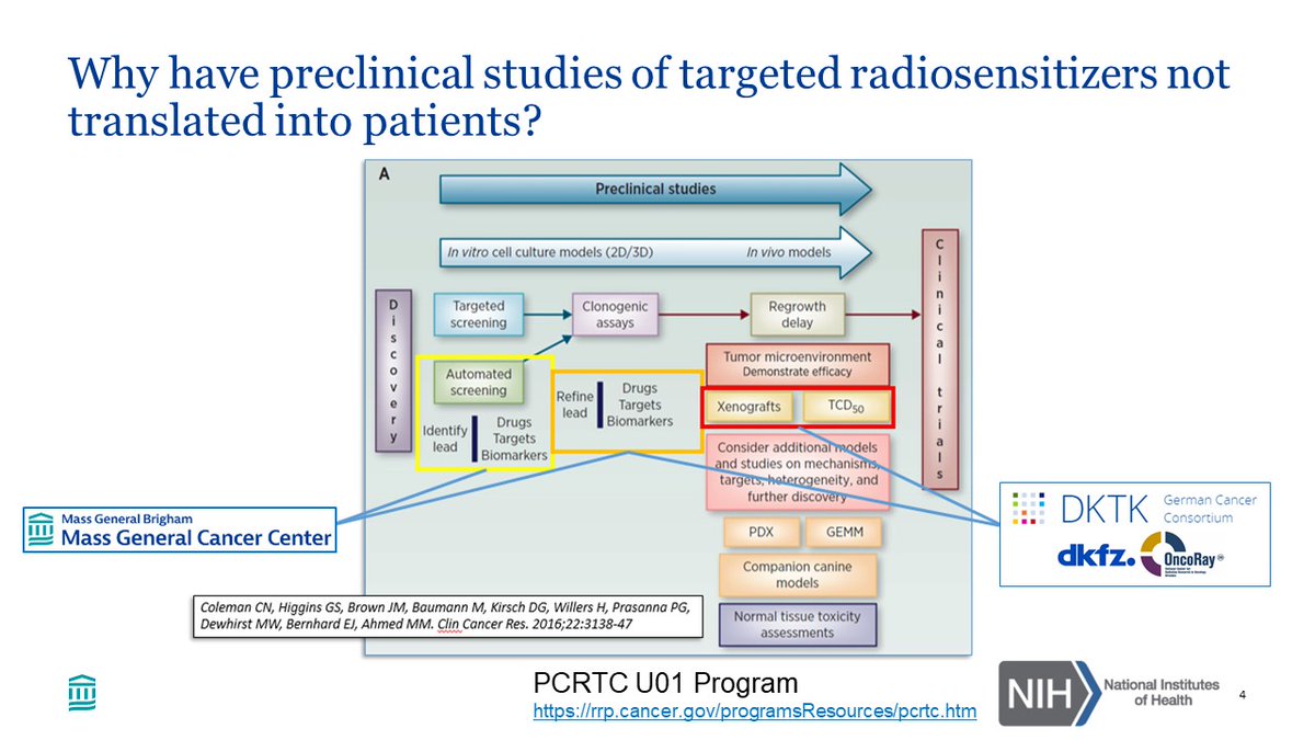 1/3 Pleasure to be at #ESTRO24 + present current state of our work on testing combinations of #radiotherapy and targeted radiosensitizers from the @NCICTEP_ClinRes portfolio Collaboration with @KrauseProf @_MichaelBaumann Nils Cordes🙏 #radbio #precisiononcology @lauremarignol