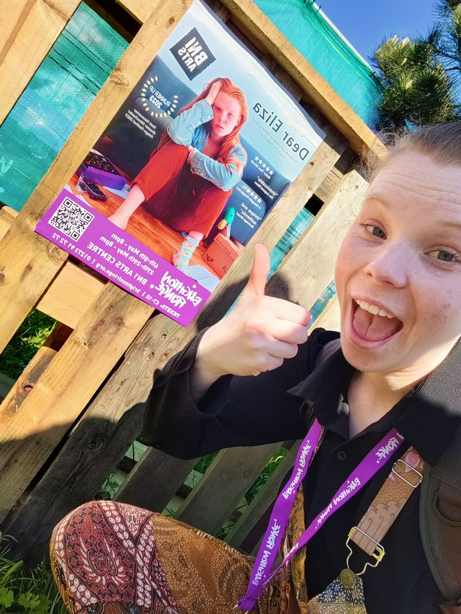 On the wall at Fools Paradise <a href="/brightonfringe/">Brighton Fringe</a> 💜💜