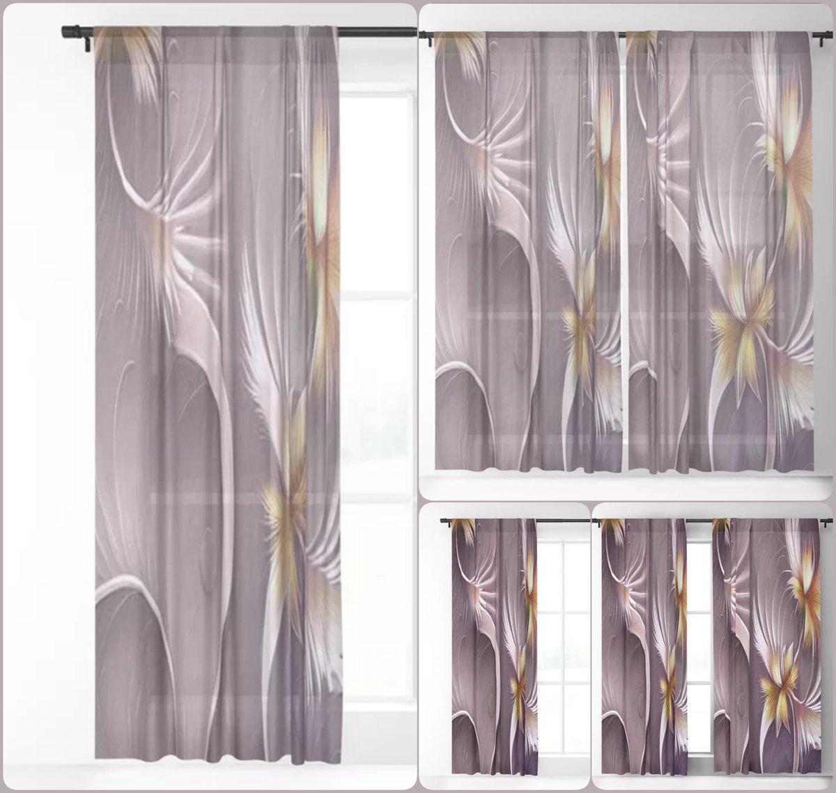 Regal Charm Sheer & Blackout Curtain~by Art Falaxy~
~Exquisite Decor~
#artfalaxy #art #curtains #drapes #homedecor #society6 #Society6max #swirls #accents #sheercurtains #windowtreatments #blackoutcurtains #floorrugs

society6.com/product/regal-…
society6.com/product/regal-…