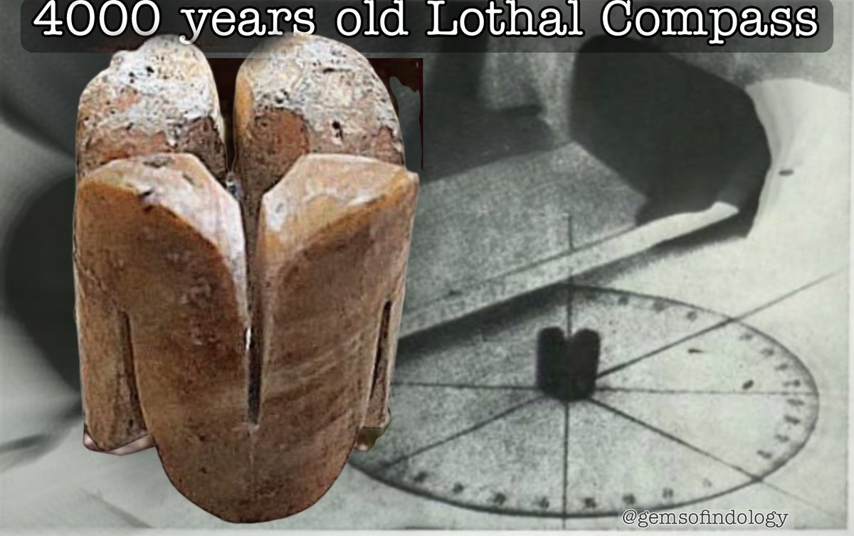 World's Earliest Compass 🧭 in #lothal excavations, Gujarat

#Archaeology
indianculture.gov.in/ebooks/lothal-…