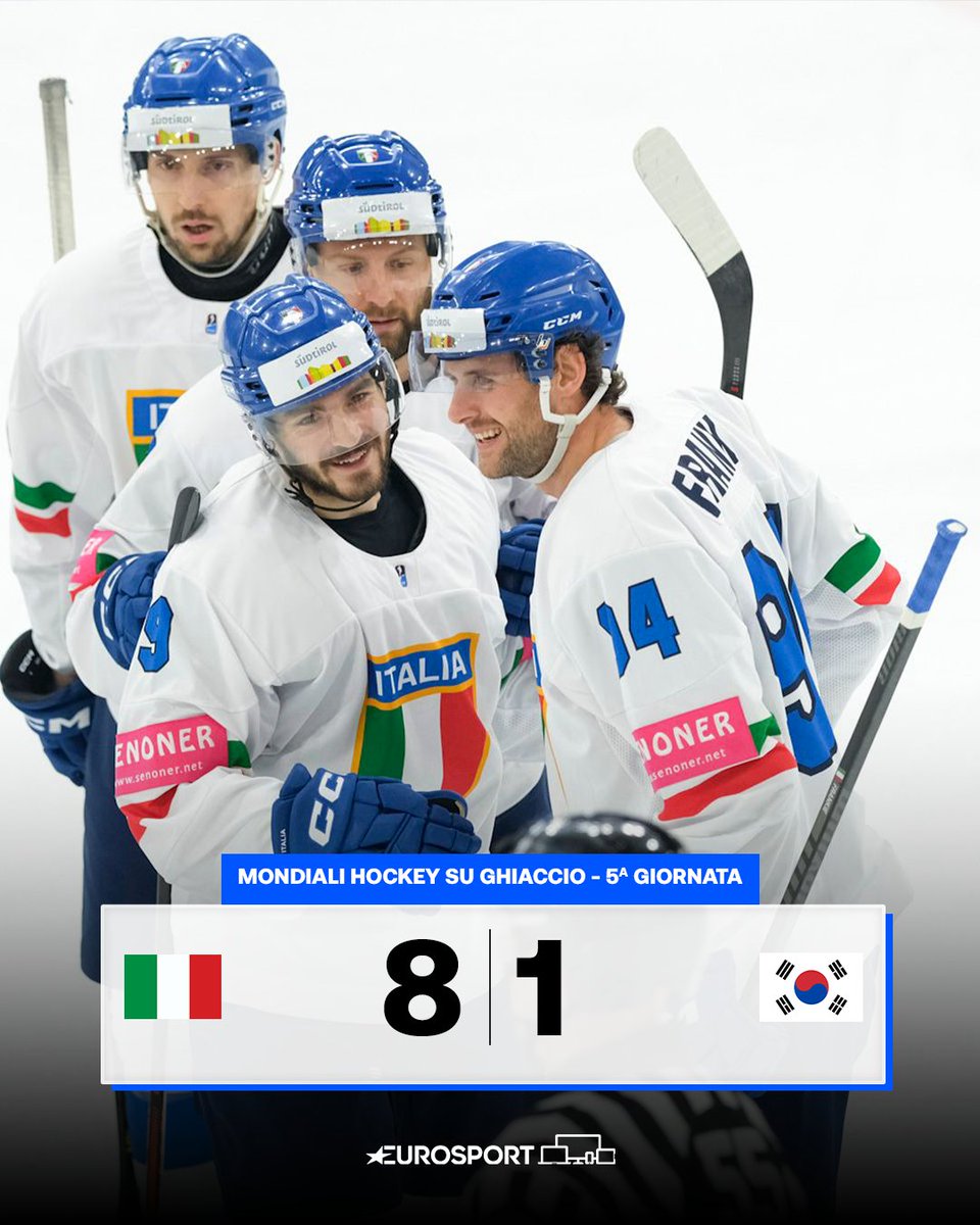 GOLEADA ITALIA, COREA KO 💪🏒🇮🇹

Non c'è storia contro la Corea del Sud, gli azzurri partono fortissimo e chiudono il match nel terzo periodo

#Hockey #ItaliaHockey #ItaliaTeam
