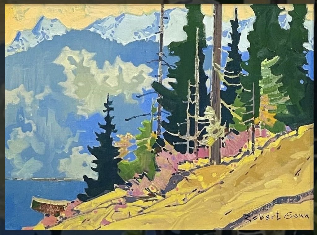 Lot 43 in our May 5 2024 Online Art Auction is a painting by #canadianartist Robert Genn. View the entire catalogue online now. View@shop124Street #onlineauction #yeg #auction #buylocal