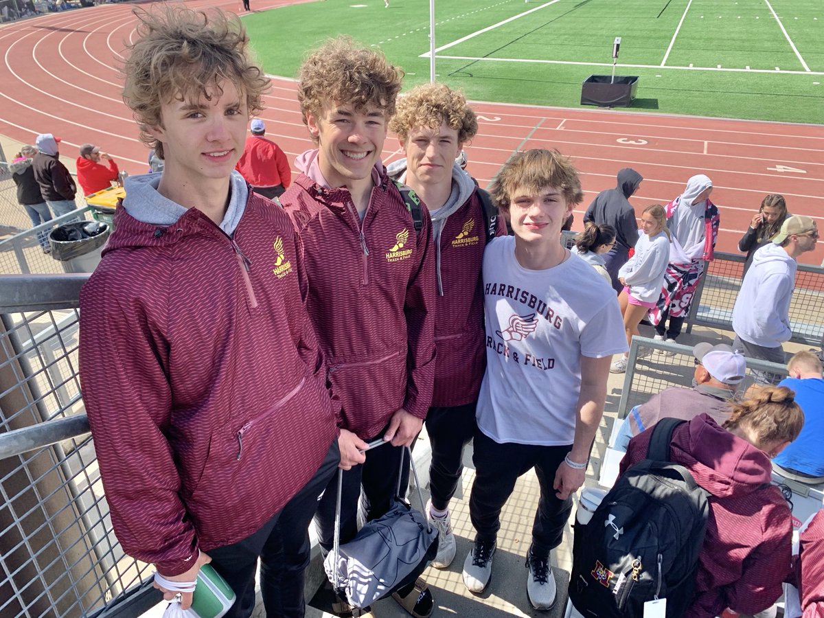 4th School Record of the weekend.  Medley foursome runs 3:37.91 to take 2nd place at the Dakota Relays.  Great Job guys!