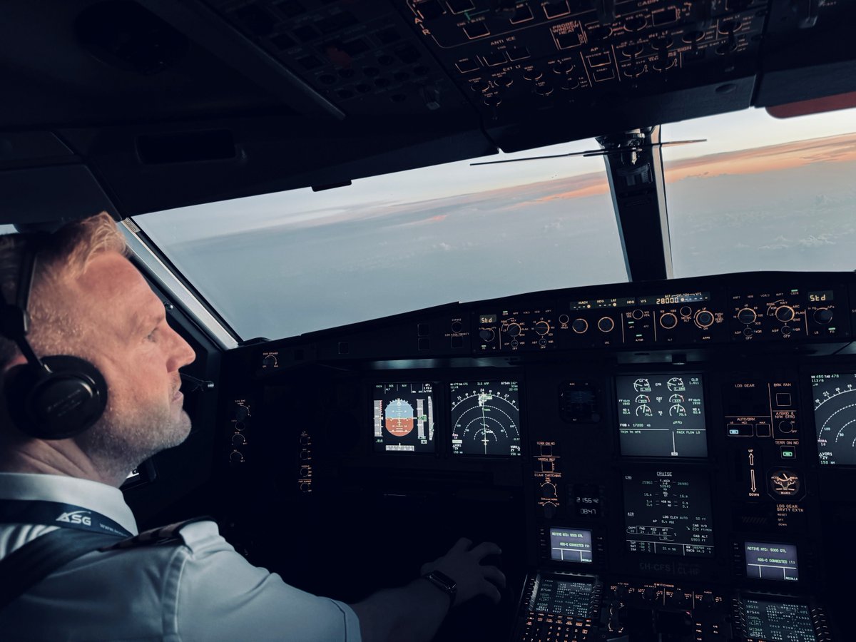 Did you know that most of the ASG instructional team are operational Pilots?  Here's a picture ASG's founder flying the company colours with pride as an Airbus A330 Captain on a recent flight from Europe to South America. 

#asg #atpltheory #pilottraining #groundschool