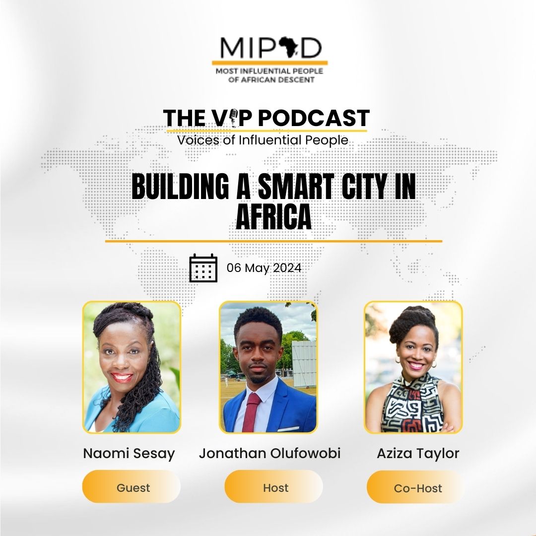 Mark your calendars!🗓️ for Monday May 6th as we sit down with Naomi Sesay, visionary behind the development of the first smart, sustainable female-centric city in Sierra Leone, for an insightful discussion on building inclusive Smart Cities in African on the VIP Podcast.🎙️