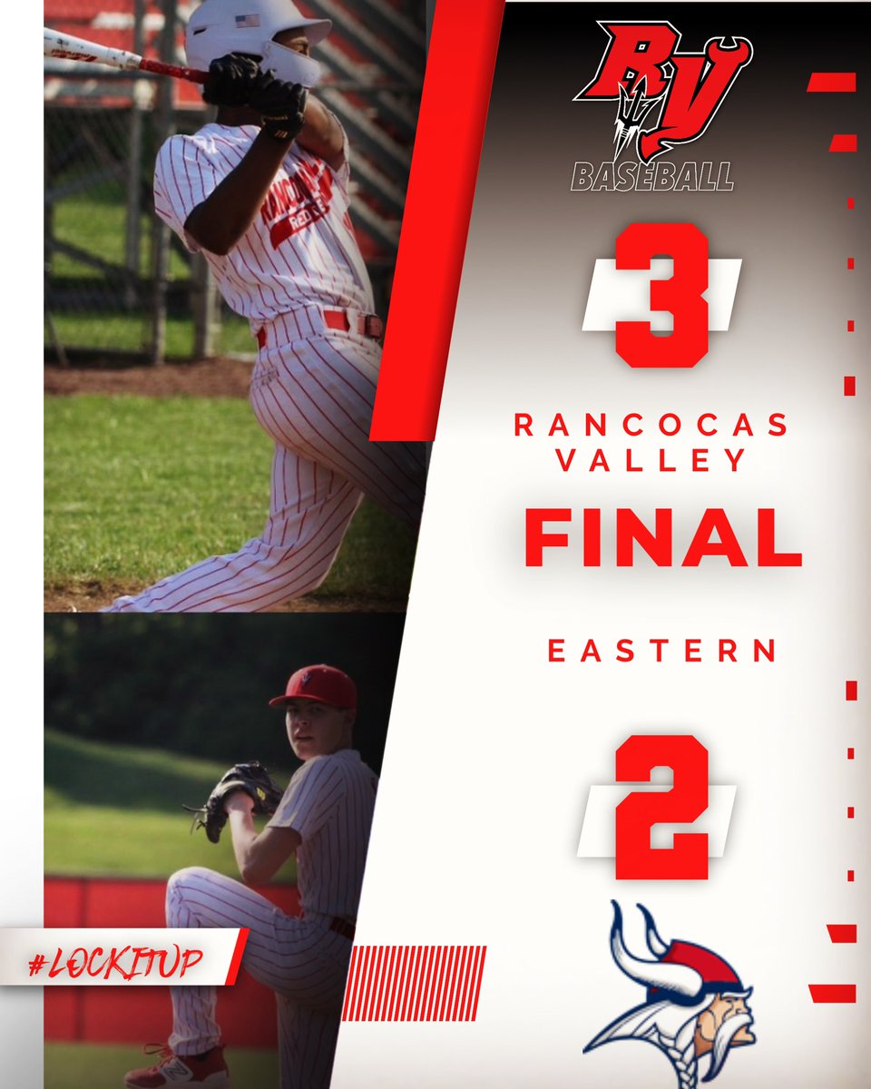 💎 WIN! Big day by Logan Shumard throwing a CG (3H, 1ER, 1BB, 7K)! Offensively freshman Jaylen Alvarez with his first HR and triple. @BartlettaJake had an RBI and Austin Wright & Mike Tuterice had hits. Next up home vs. Lenape Monday! Next round of 💎 TBD! #LockItUp #WIN