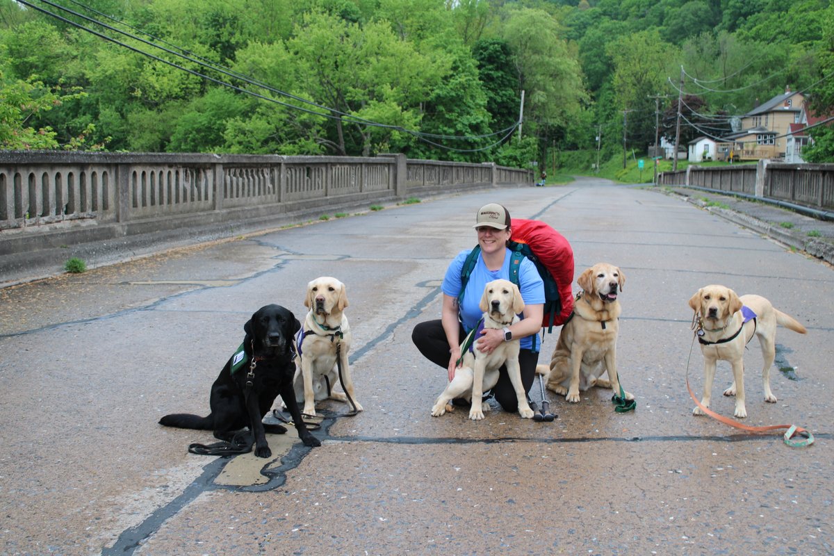 Have you been following Capt. Melissa Bryan’s 82 mile hike on the Appalachian Trail to benefit SSD? Her journey ended today at @McGuiresFord in Duncannon, PA with people cheering her on at the finish line! She is close to her goal! Go here to donate: donate.onecause.com/hikeforssd