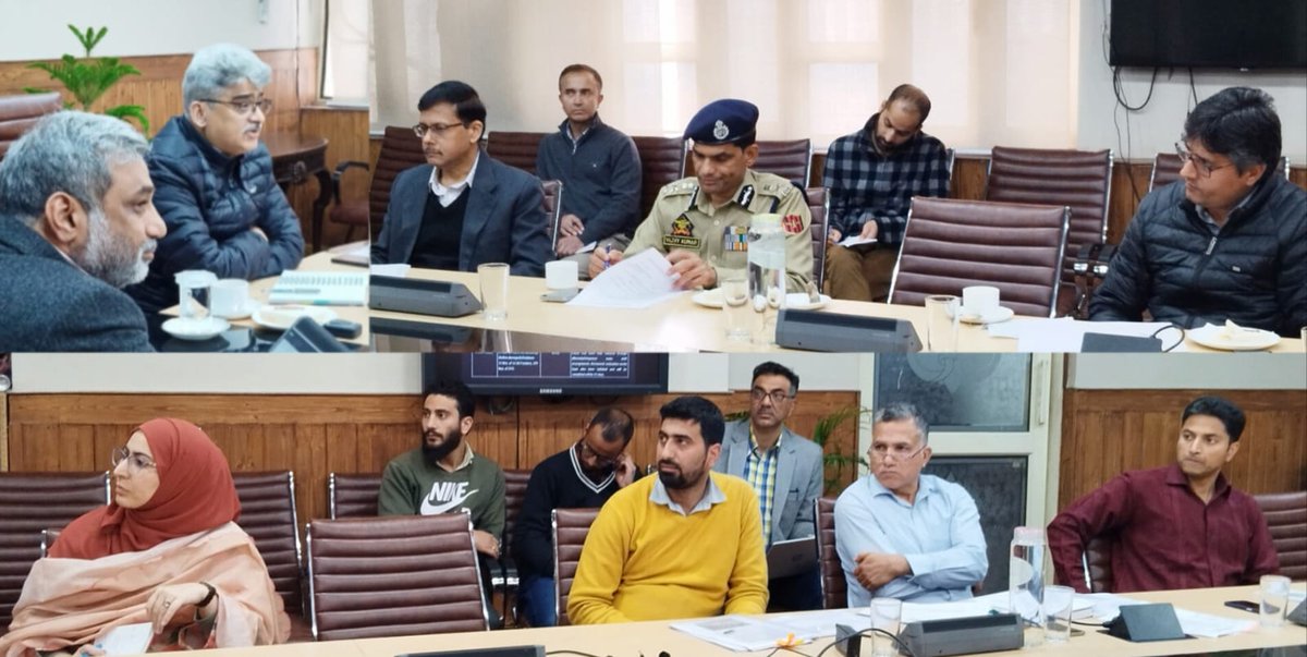 Ahead of the review to be taken by the Union Home Secretary regarding the land subsidence in village Pernote of Ramban distt, Chief Secretary, Atal Dulloo, took stock of measures taken up, so far, by the administration towards relief and rehabilitation of the affected population.