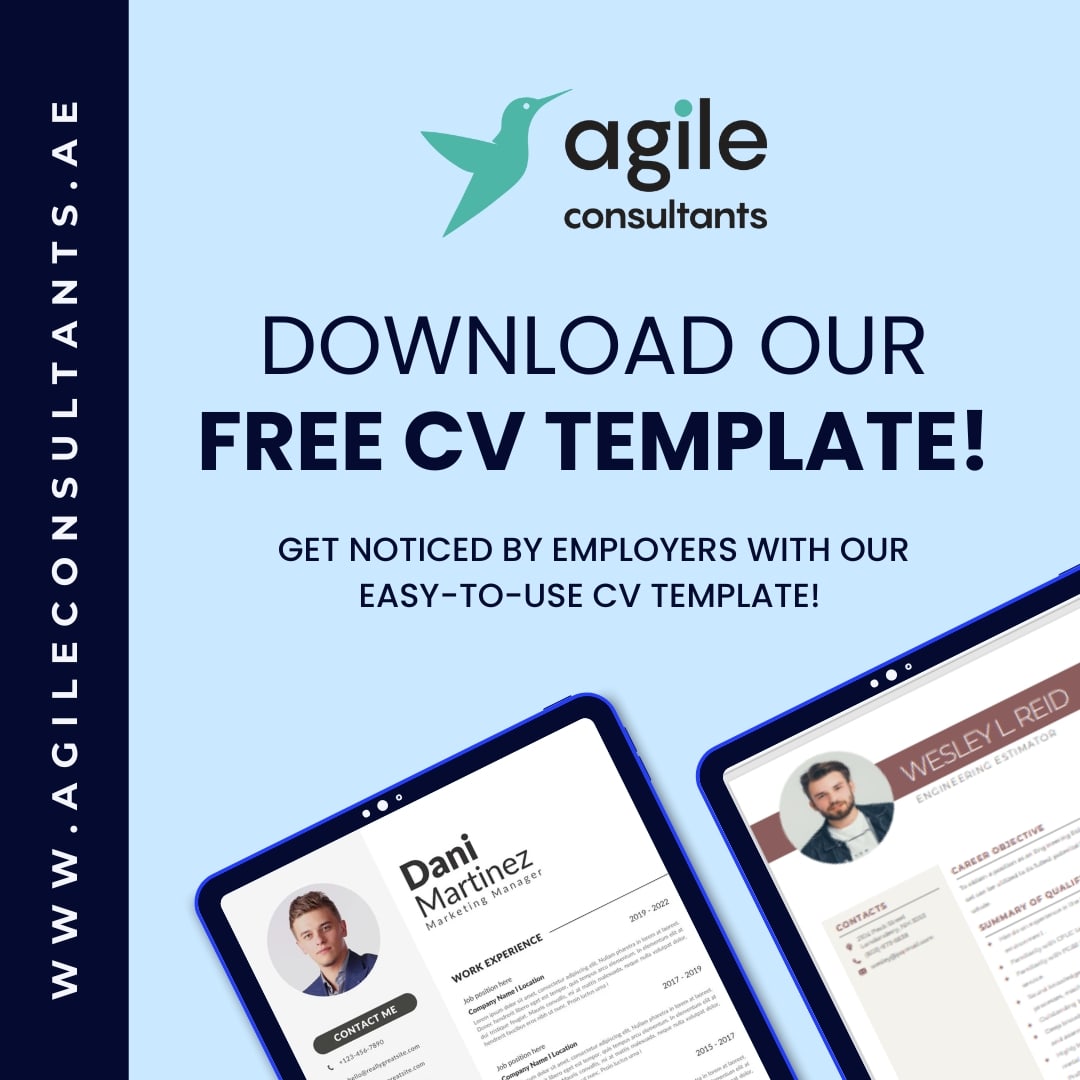 Begin preparing your CV using our free template!

Download your copy here: agileconsultants.ae/download-our-f…

#Jobs #JobSearch #CV #Resume #CVWriting #KeyPoints #AgileConsultants