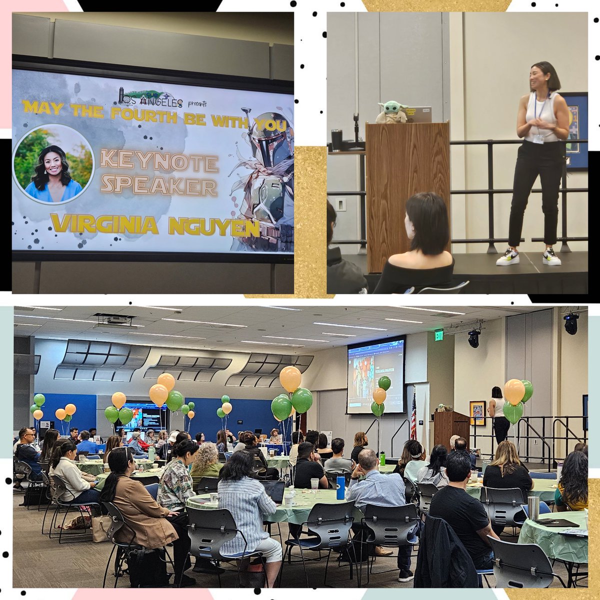#CUELAPalooza is off to a great start with @VirginiaHNguyen giving a powerful keynote on the Joy of Belonging. @cuelosangeles