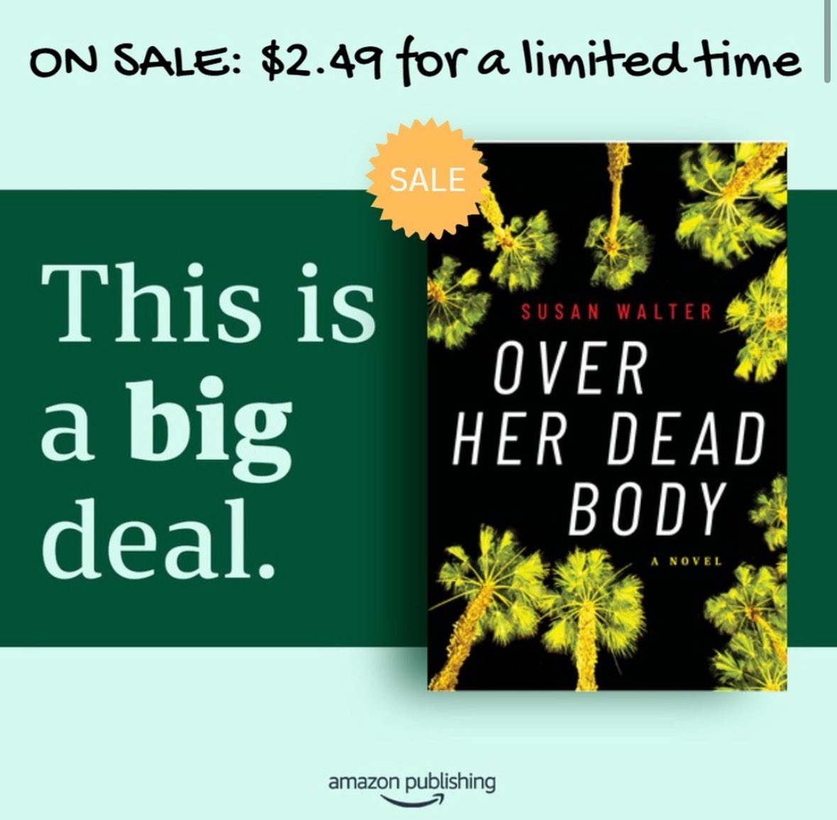 Wish fulfillment alert! Find out what happens when a struggling actress inherits a windfall of money from someone she only met once! On sale for a limited time! 😃 amazon.com/Over-Her-Dead-…