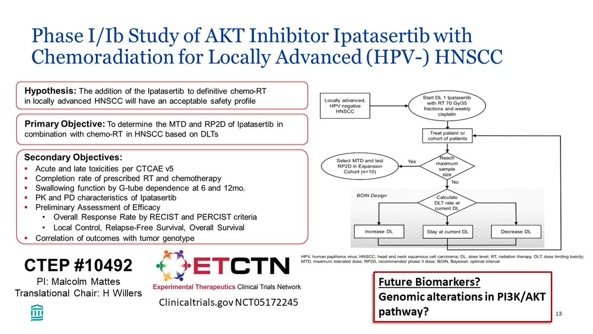 3/3 #ESTRO24 While I cannot post the unpublished data the main finding thus far is that there is CONSIDERABLE heterogeneity of radiosensitizing effects, even for DDR inhibitors & for AKT inhibitor ipatasertib, suggesting that predictive genomic biomarkers are needed for clinical