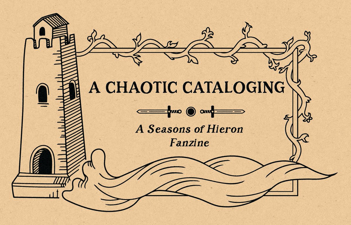 hieronzine's tweet image. Contributor Applications for A Chaotic Cataloguing are now OPEN! #friendsatthetable #hieronzine

Form: airtable.com/appLpfw5i0wNZd…

We're taking contributions from artists and writers, including things like cosplays, short TTRPGs, etc!

Applications will close June 1st, 11:59 PM EST.