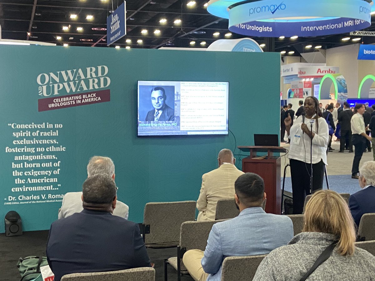 Insights on the history of black urologists taking place in the S&T Hall 👏Happy to see this content prioritized in #aua24 @AmerUrological @rfrankjones_uro
