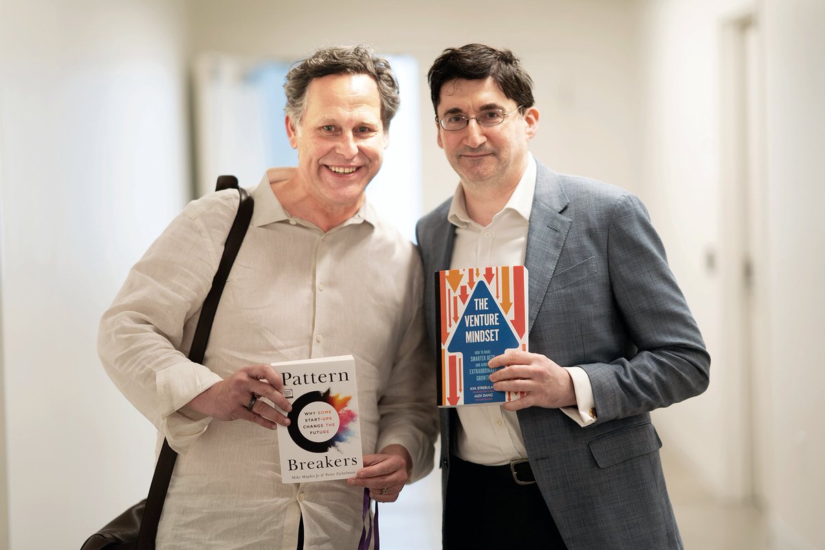 Two people whom I admire, @m2jr and Peter Ziebelman, have teamed up to write an inspirational book for the new generation of startup founders and investors, Pattern Breakers. And it is a great companion to my book The Venture Mindset, as the photograph amply shows! Mike is a…