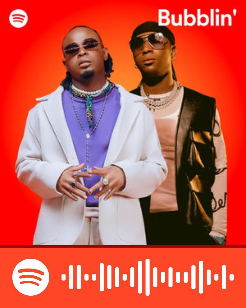 Pryme and Bella Shmurda are covering Spotify Bubblin after they teamed up for an Afrobeat classic “Gbera”. The jam is living rent free in my head.