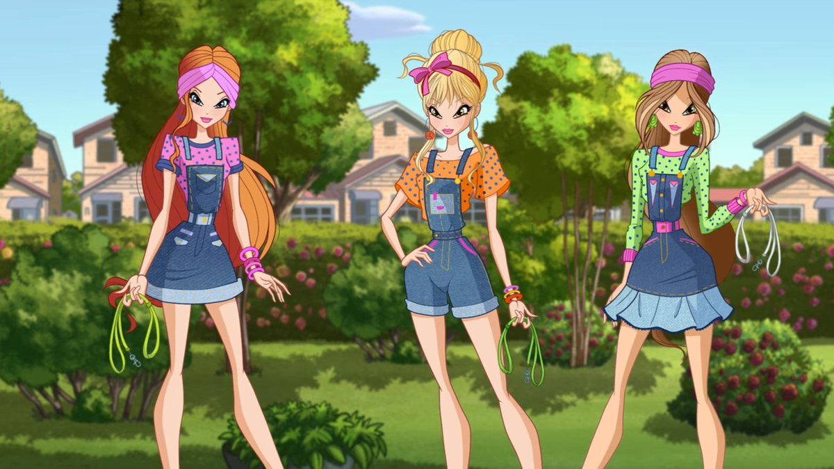 One of MY ABSOLUTE FAVORITE, things about World of winx is 
how they allowed Stella to rediscover her Love of Fashion..

& Expiriment with it😌❣️.