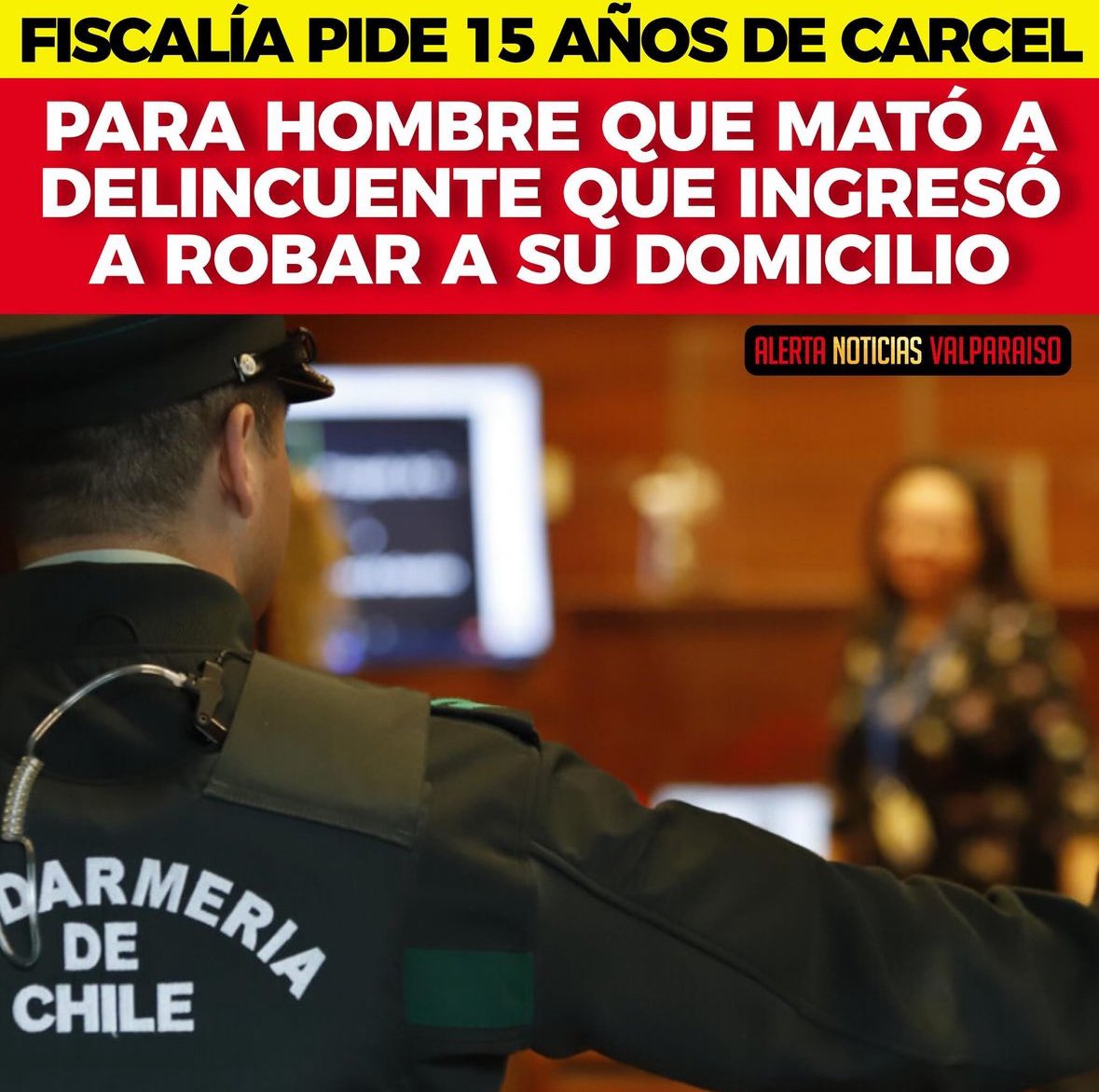 Makitabecker's tweet photo. 🚨Fiscal de villa alemana SERGIO MORALES está pidiendo 15 años de cárcel a un padre y abuelo que DEFENDIÓ LEGÍTIMAMENTE su vida y la de su familia disparando al delincuente que entró a su casa a robar. Este fiscal está del lado de los delincuentes 😡. Favor hacer VIRAL su foto👇 https://t.co/J8iipcIzLk