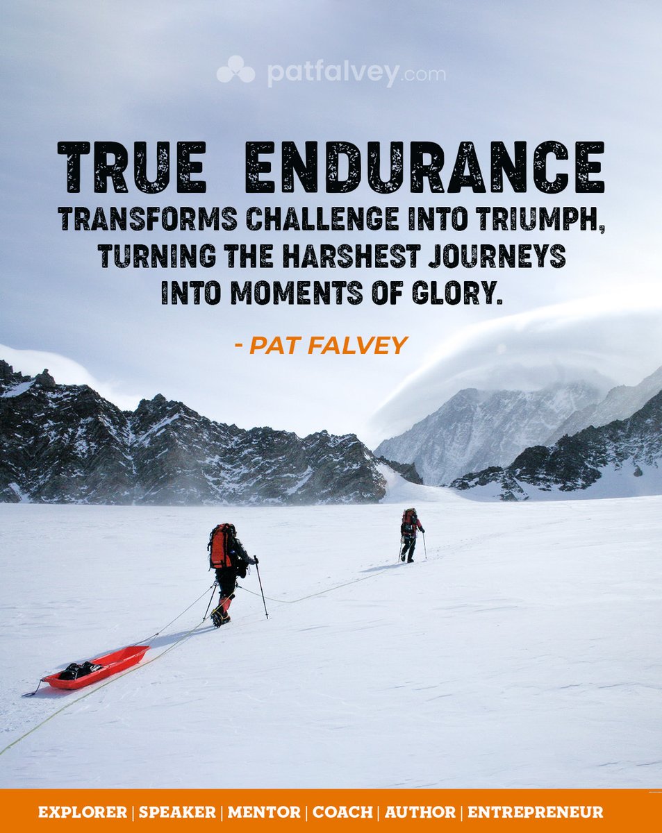 As we traverse 100 kilometers of Antarctica’s pristine wilderness, our spirits are challenged but never broken. We walk not only to reach a destination but to discover the indomitable strength that lies within each of us. Join our adventure : patfalvey.com/adventure-trav…