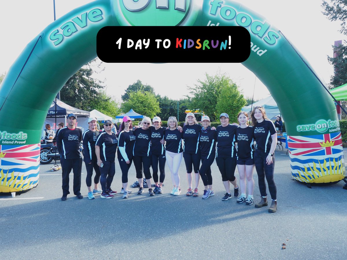 JUST ONE DAY TO KIDSRUN! Come down to the bottle drive and package pickup at Old Navy at Tillicum Centre today! Don’t forget to bid at our online auction. See you tomorrow, KidsRun community!🩵🩷🕊️

#forthekids #kidsrunvictoria #ourvichospitals #soallkidscan