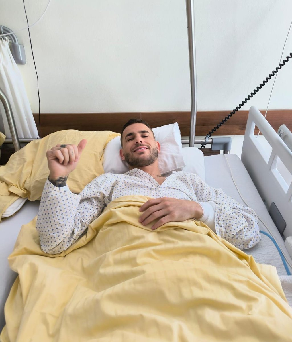 Medical update 📌 Lucas Hernández underwent a successful operation today in Austria, performed by Professor Cristian Fink. He will now begin a period of rehabilitation. A further update will be made in due course. @Aspetar