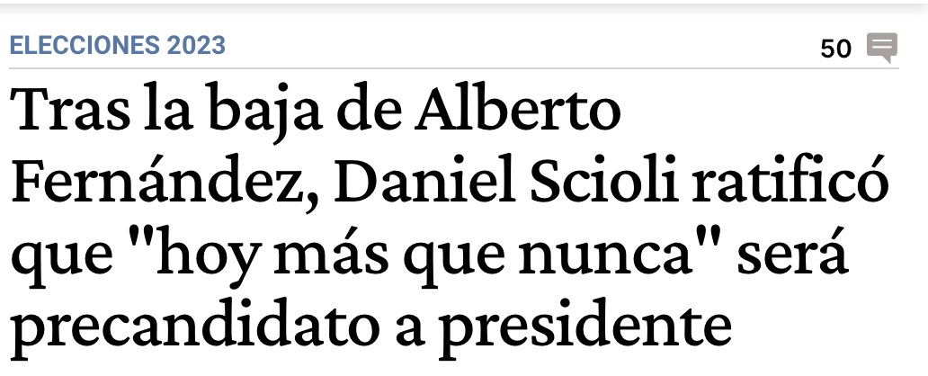 Ustedes son muy jóvenes y tal vez no habían nacido, pero hace un año este felpudo mullido del Presidente de los Pies de Ninfa se veía como candidato de Unión por la Patria. Otro que no supimos contener, amigo @lacorrientek.