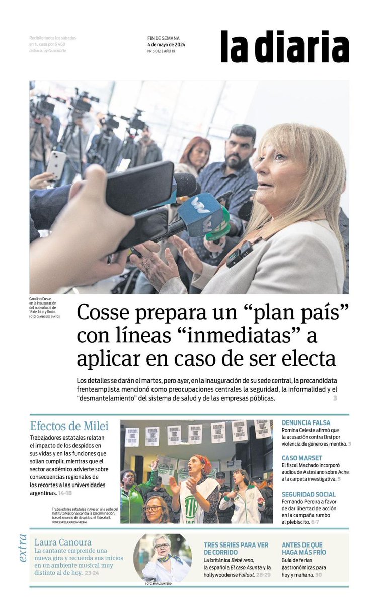 🇦🇷Entre la angustia y la resistencia, trabajadores que perdieron su empleo por decisión del gobierno argentino hablan sobre cómo fueron desvinculados. ✍️Mi crónica sobre los despidos en el gobierno de Javier Milei para @ladiaria. bit.ly/4b1hBQh 📸Enrique García Medina