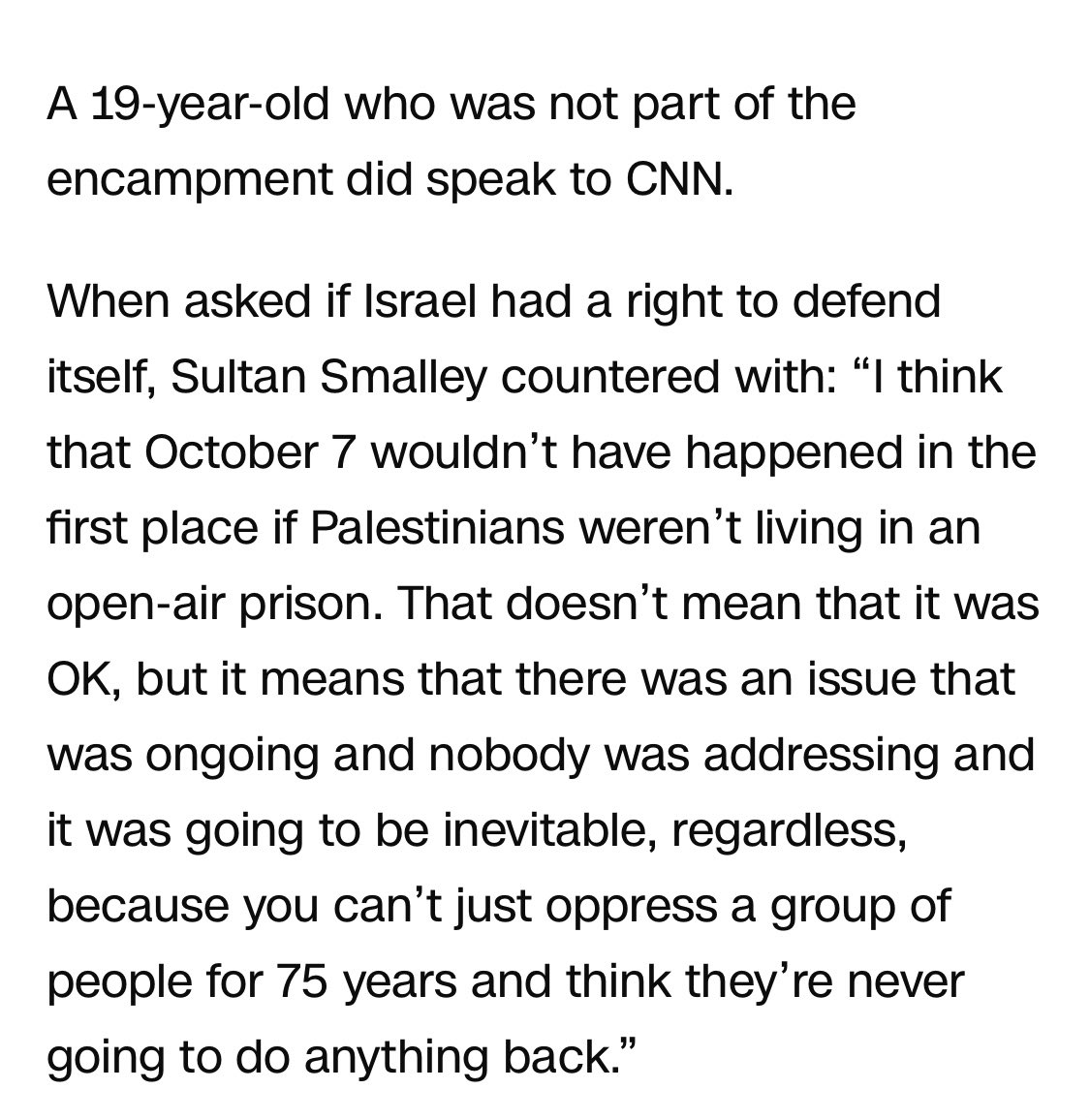 lachancenaomi27's tweet image. This is so funny no one at UPenn would talk to CNN so they talked to a random 19 year old who wasn’t involved amp.cnn.com/cnn/2024/05/02…