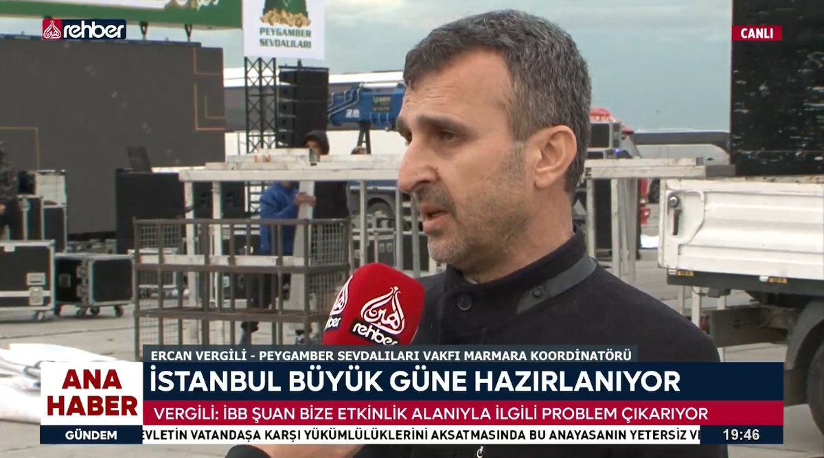 #SONDAKİKA

Haftalar öncesinden yapılacağı duyurulan Mevlid-i Nebi etkinliğine İstanbul Büyükşehir Belediyesi tarafından engel çıkarılıyor.

Peygamber Sevdalıları Vakfı Marmara Koordinatörü Ercan Vergili İBB'nin valilik iznine rağmen etkinlik için problem çıkardığını dile getirdi