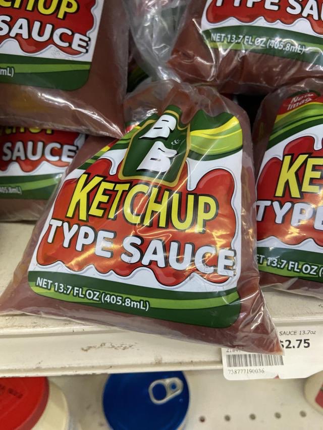 what’s wrong babe, you’ve barely touched your ketchup type sauce
