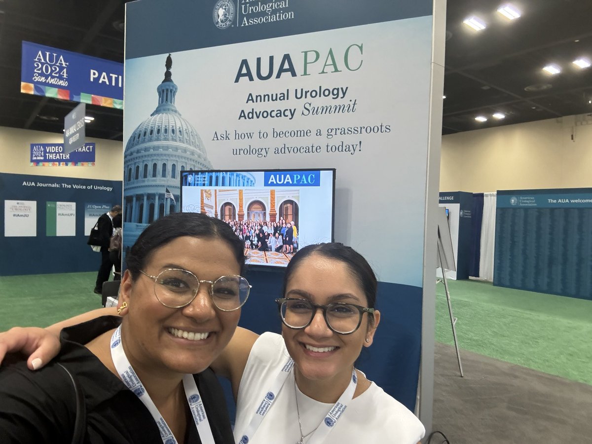 Stopped by the @AmerUrological PAC booth to donate and meet the newest fundraising chair @RuchikaTalwarMD Stop by to learn more about what they do for us as #Urologists on daily basis! #AUAPAC #AUA2024 #AUAadvocacy