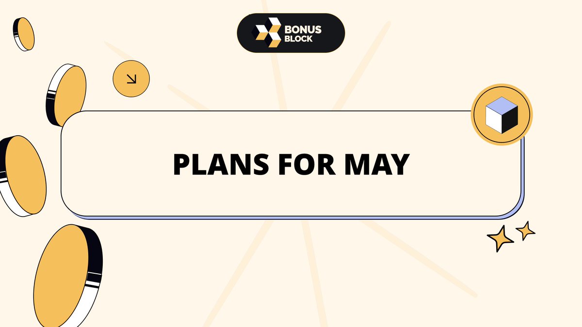 🟨Are you ready for May, BlockTopian? - Relisting will happen very soon - New Marketplace campaigns are being prepared - Huge partnerships campaigns will start - Marketplace Scan update is being tested - More partnerships and events are on the way! Stay tuned for more updates.