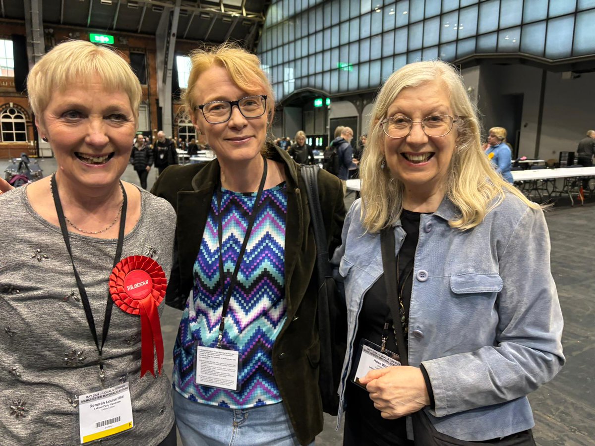 So happy to reelected for Didsbury West. Thanks to my wonderful campaign team, and to everyone who has given me so much support. I promise my residents I will continue to work hard on their behalf